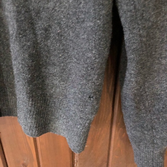 Grey J Crew Wool sweater - Picture 3 of 4